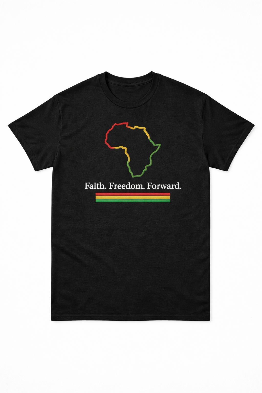Faith. Freedom. Forward. Embroidered Tee