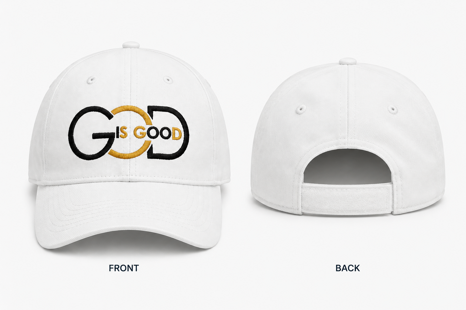 God Is Good Embroidered Hat