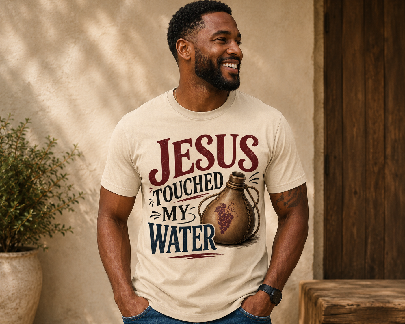 Jesus Touched My Water Tee