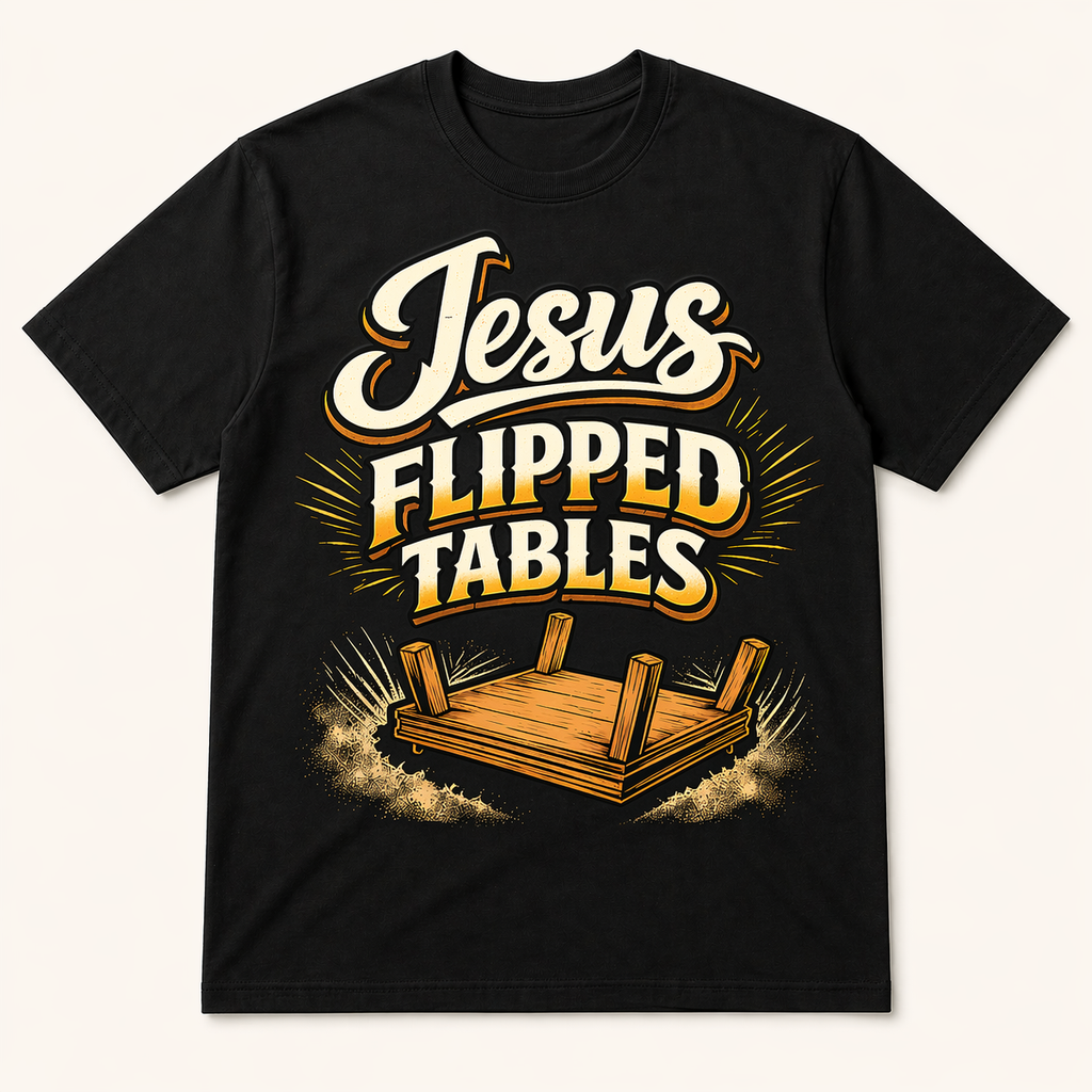 Jesus Flipped Tables Tee