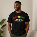 Juneteenth 1865 Statement Embroidered Tee
