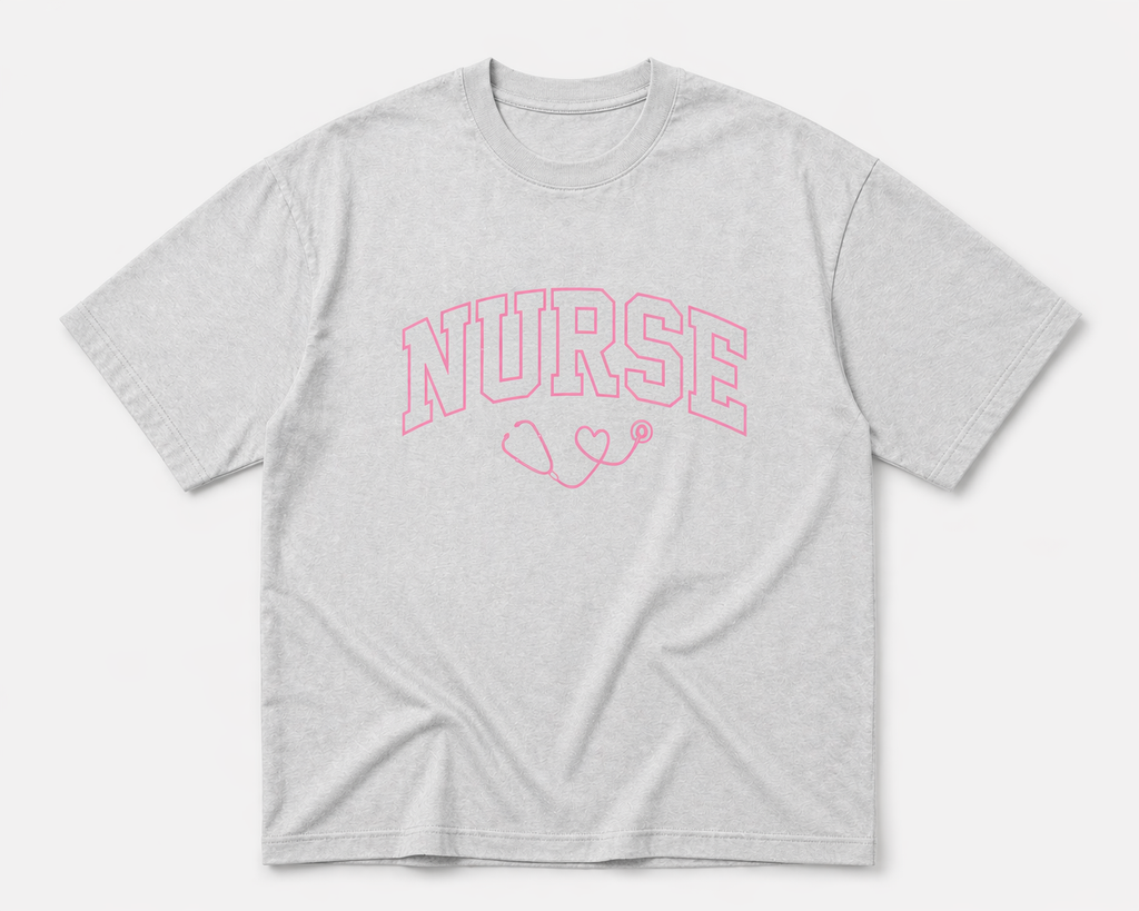 NURSE Embroidered Tee – Timeless Stitch, Purposeful Style