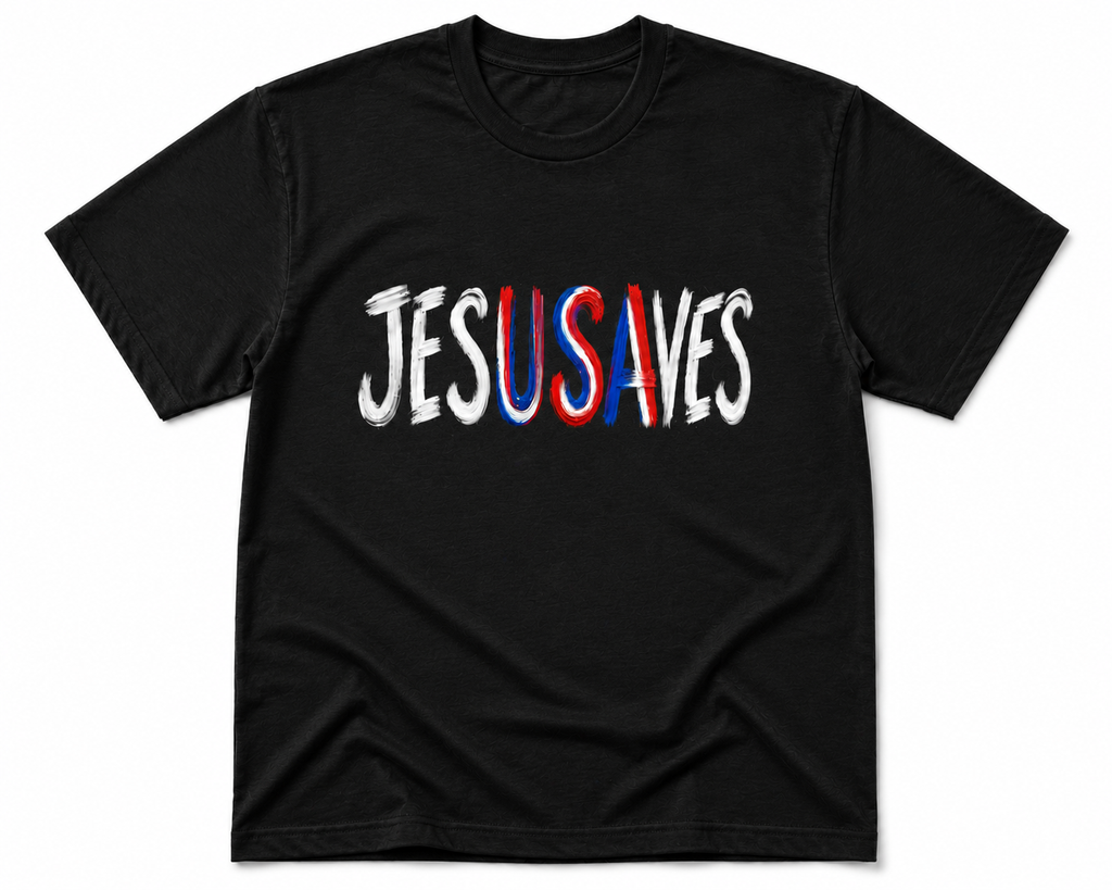JESUSAVES Brush DTF tee