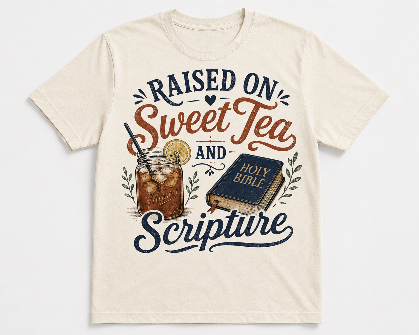 Raised on Sweet Tea & Scripture Tee